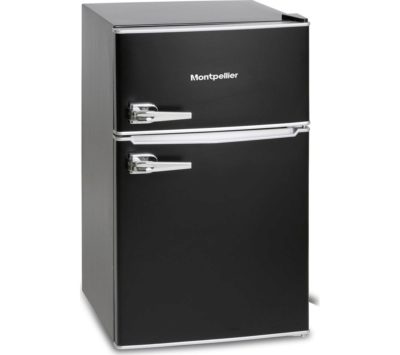 MONTPELLIER MAB2030K Undercounter Fridge Freezer - Black